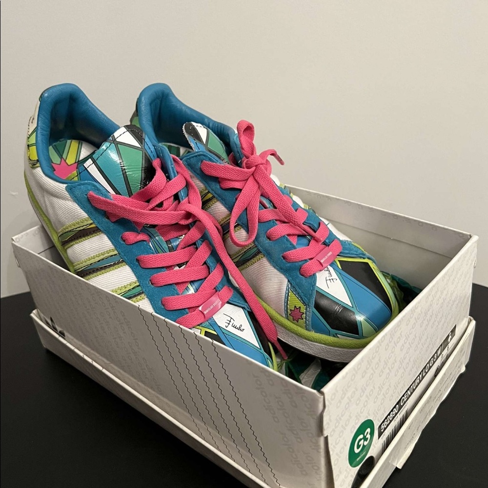 Adidas x Emilio Pucci limited edition sneakers. US 7.5 with box